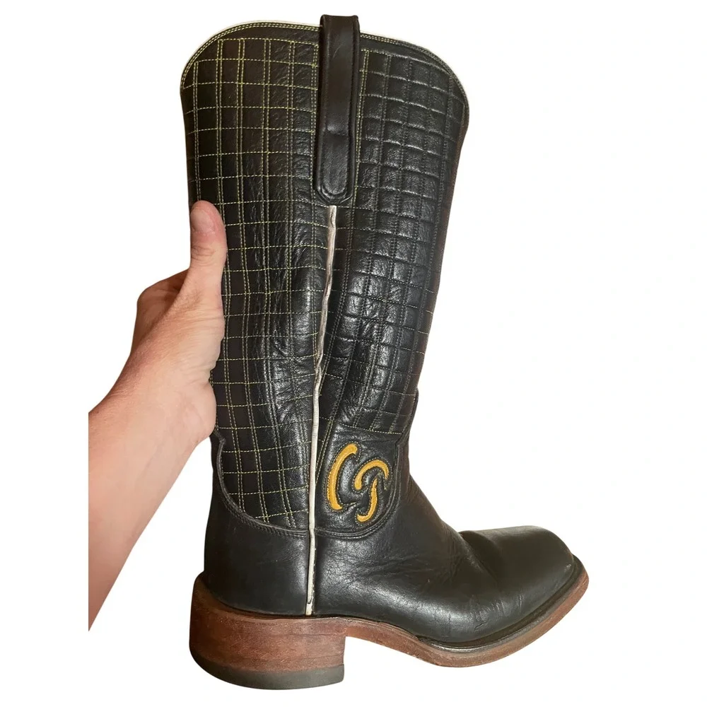 Handmade cowboy boots